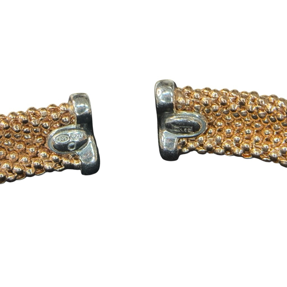 Macy’s Diamond Mesh-Look Station Bangle Bracelet (1/4 ct t.w.) - Picture 6 of 7